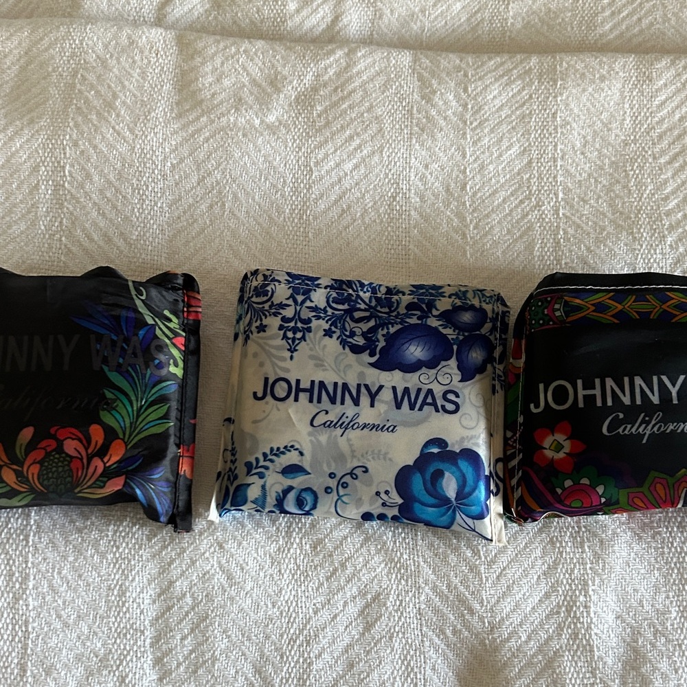 3 Johnny Was reusable totes